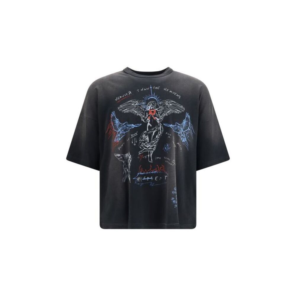 Represent Black Cotton Men's T-Shirt